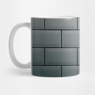 Subway tile (dark) Mug